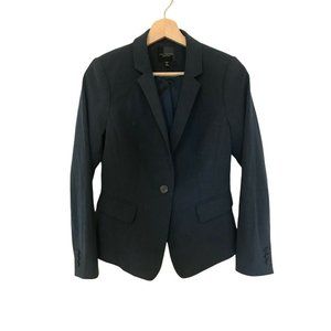 The Limited Collection Dark Blue One Button Blazer Women's Size Petite 4
